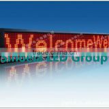 Semi-outdoor led message display with blue color 1 line remote control