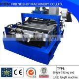 Simple Steel / Metal Slitting Machine For Slitting 0.2-1.8x1300 Coil Into 10 Strips