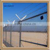 ISO Certificated Pvc & Galvanized Chain Link Wire Mesh Fence