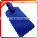 Navy Blue Genuine Leather ID Golf Luggage Bag Tags thumbnail-3