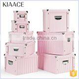 Pink Paper Popular Style Different Sizes Cardboard Jewelry Box