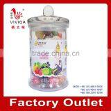 SLG Flavours Fruit Hard Candy in Glass Bottle