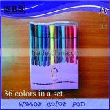 36 Color Corrugated Shape of Water Color Pen thumbnail-1
