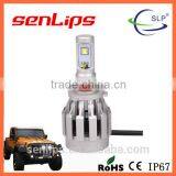 Sliver 20W H7 9005 9006 H8 H9 H10 H13 LED Headlight for Vehicle Motorcycle