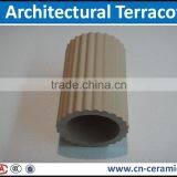Terracotta Natural Clay Stick With Facade Curtain Wall