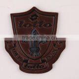 Fashion Hot Stamping Heat Effect Logo PU Labels for Baby and Lady Garment and Jeans thumbnail-3