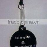 OEM Design Mobile Screen Cleaner With Ear Cap, Mobile Phone Screen Cleaner With Jack Plug, Pvc Phone Charm Screen Cleaner