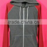 WE ARE OFFERING THIS PRODUCT FROM OUR GARMENT DIVISION 60% COTTON 40% POLYESTER SINGLE JERSEY 200 GSM FULL ZIP HOODIE