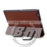 Fashionable Popular Three Folds Ultrathin Stand PU Leather Tablets Cases For Sony Xperia Z4 Tablet Fast Delivery thumbnail-5