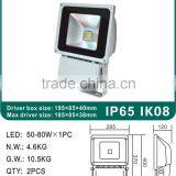 Aluminum Alloy Die Casting Outdoor Led Flood Lighting Housing 50-80w