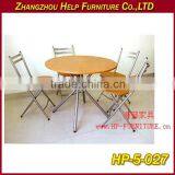 Folding Dining Set for 4 Persons