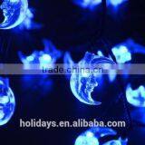New Style Christmas Decoration 30 Led Moon Solar String Light thumbnail-3