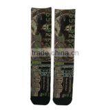 GSP-55 Haining GS Custom Fancy Dollar Design Heat Transfer Printing Polyeater Men Sublimatiom Printed Socks thumbnail-1