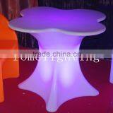 Rome Led Table Durable Colorful Personality Fashion Bar Furniture Plum Flower Form the Table/Natural Outdoor Bar Table thumbnail-4