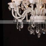 White Glass Home Decoration Chandeliers thumbnail-5