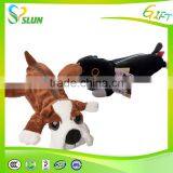 Korean Fashion Cute Smiley Face Pen Pencil Bear Plush Cosmetic Pencil Bag Wholesale in Yiwu thumbnail-4