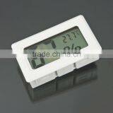 Mini Digital LCD Thermometer Humidity Temperature Hygrometer W/ Cable White