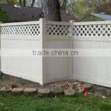 PVC Lattice Privacy Fence/Hot-Selling Villa Fence thumbnail-1