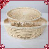 Graceful Weaved Round PP Rattan Bread Basket for Wholesale thumbnail-6