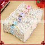 Home or Wedding Used Plastic Wicker Handcraft Artificial Flower Basket Decoration thumbnail-4