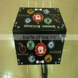 Customized 4-Side Rotating Metal Keychain Hook Table Display Stand thumbnail-5