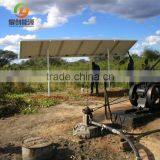Solar Water Pump With PLC System Controlling for 15KW Electric Submersible / Surface Water Pump