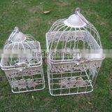 Europe and America Classic Style S/2 Bird Cage for Wedding Antique White Color thumbnail-5