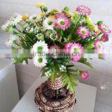 Home Decor Silk Fabric Chrysanthemum Artificial Flower thumbnail-1