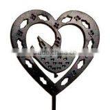 Christmas Decoration Handmade Pigeon Metal Heart thumbnail-1