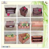 Natural Decoration Two Divider Dyed Carved Envelope Box thumbnail-6