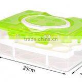 Small Order Portable Two Layers 24 Lattices Plastic Egg Storage Box thumbnail-4