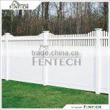 Fentech White Picket Top Decorative PVC Fence
