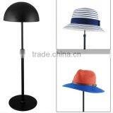Black Metal Adjustable Hat Display Holder Rack thumbnail-1