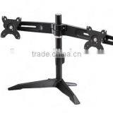 Aluminum Dual Desk LCD Monitor Arm Stand Mount thumbnail-1