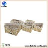 Eco Friendly Maize Peel Woven Storage Basket thumbnail-1