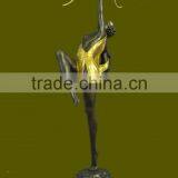 Home Decorations Antique Metal Crafts Bronze Sculpture Hunting Statue thumbnail-3
