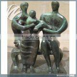 Factory Casting Family Imitation Bronze Statue thumbnail-1