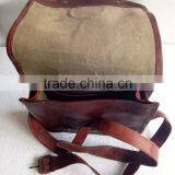 High Quality Handmade Vintage Stone Embossed Leather Women Satchel Bag thumbnail-3