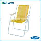 Outdoor Popular Foldable Space-saving Teslin Spring Leisure Beach Chair With Armrest thumbnail-1