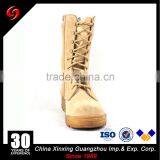 Khaki Suede Cow Leather Army Tactical Military Desert Boots With Zipper for Hunting /Hiking/ Camping thumbnail-2
