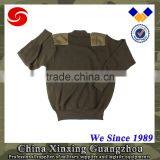 Quality Army Woolen Acrylic Blend Woven Uniform Sweater With TC Patches thumbnail-6