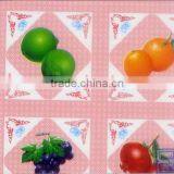 2014 NEW Style Designed HOT SELL Fashion Printed Fruit PVC Clear Table Cover Cloth thumbnail-1