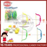 China Cheap Plastic Shooting Bow and Arrow Toy Candy