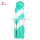 Women's Maternity Chevron Tube Maxi Dress, Off-shoulder Maternity Evening Dress Wholesale thumbnail-4