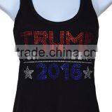 Wholesale Sleeveless t Shirt Fashion Womens Custom Embroidery Tank Top Manufacturer thumbnail-6