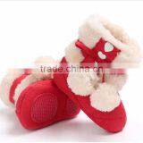 2017 Winter Suitable Wholesale Soft Woolen Baby Kids Cute Girls Snow Boots thumbnail-2