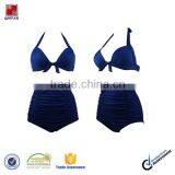 Various Size Halter Ruched High Waisted Bathing Suit Swimsuits