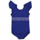 Girls' Dance Variety of Solid Colors Ruffle Sleeve Leotard Kids Wholesale Leotards thumbnail-1
