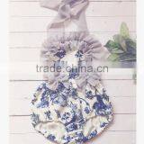 Factory OEM Service Baby Clothes Toddler Clothing Floral Lace Tulle Rompers thumbnail-3