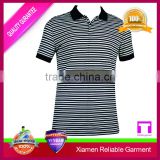 Custom Multi-color Striped Polo Shirt for Men, High Quality Polo Shirts Wholesale China thumbnail-6